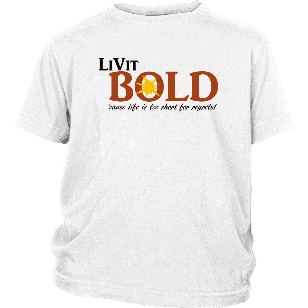 LiVit BOLD District Youth Shirt w/ tag line - LiVit BOLD