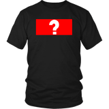 Red Block Question Sign Unisex T-Shirt - (2 Colors)