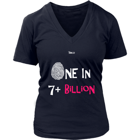 One In 7 Plus Billion - Women's T-Shirt - 6 Colors - LiVit BOLD - LiVit BOLD