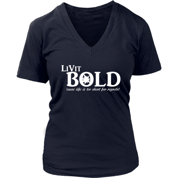 LiVit BOLD District Women's V-Neck Shirt - LiVit BOLD