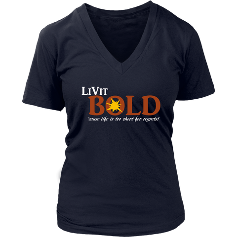 LiVit BOLD District Womens V-Neck Shirt - LiVit BOLD