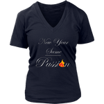 New Year Same Passion Women's V-Neck T-Shirt - LiVit BOLD - 6 Colors - LiVit BOLD