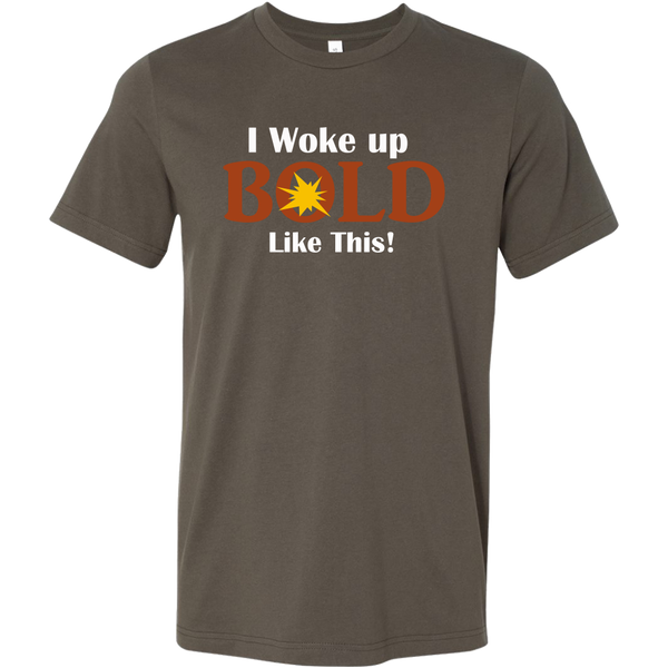 LiVit BOLD Canvas Men's Shirt - I Woke Up BOLD Like This - LiVit BOLD