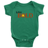 LiVit BOLD Baby Onesies - Blk - LiVit BOLD