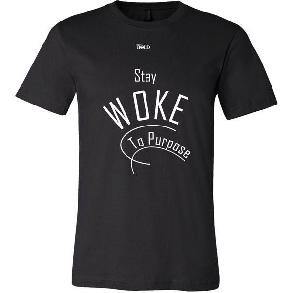 Stay Woke To Purpose Men's Short-Sleeve T-Shirt - 18 Colors - LiVit BOLD - LiVit BOLD