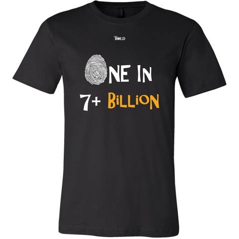 One In 7 Plus Billion - Men's T-Shirt - 15 Colors - LiVit BOLD - LiVit BOLD