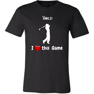 LiVit BOLD Canvas Men's Shirt - I Heart This Game - Golf - LiVit BOLD