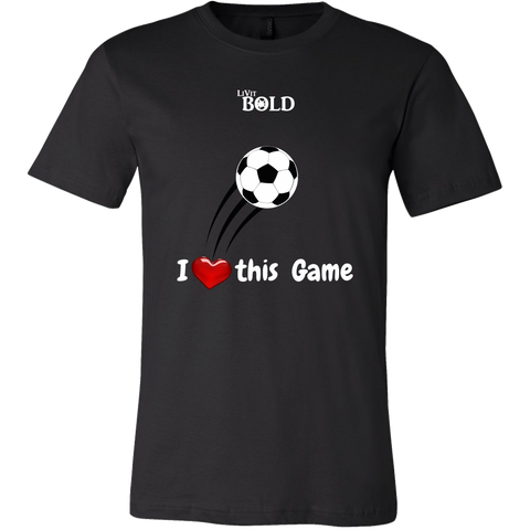 LiVit BOLD Canvas Men's Shirt - I Heart This Game - LiVit BOLD