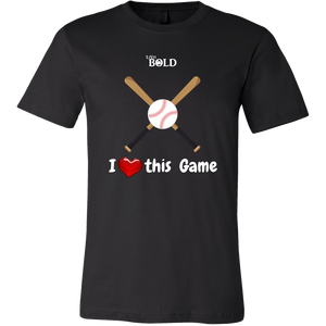 LiVit BOLD Canvas Men's Shirt - I Heart This Game - LiVit BOLD