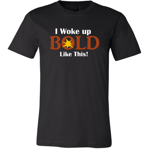 LiVit BOLD Canvas Men's Shirt - I Woke Up BOLD Like This - LiVit BOLD