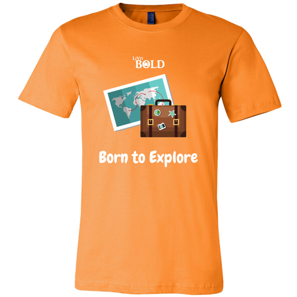 LiVit BOLD Canvas Men's Shirt - Born to Explore - LiVit BOLD