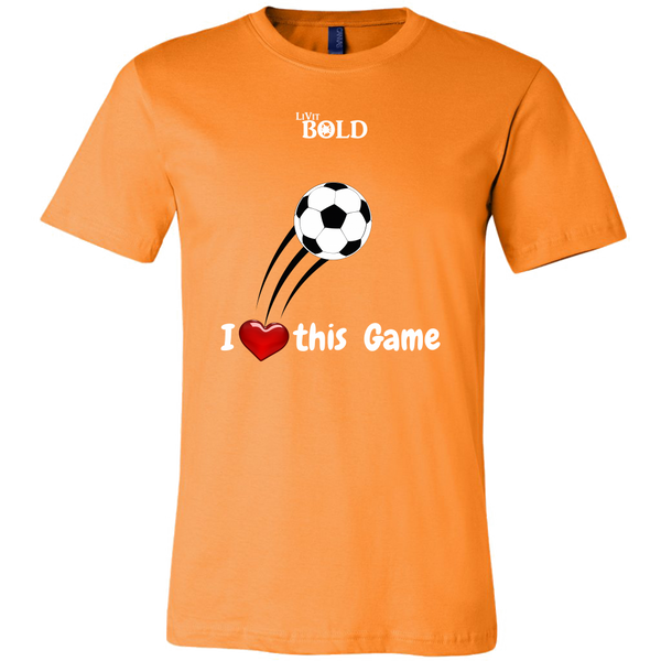 LiVit BOLD Canvas Men's Shirt - I Heart This Game - LiVit BOLD