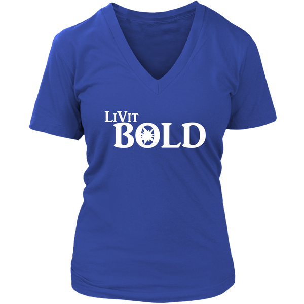 LiVit BOLD District Women's V-Neck Shirt - LiVit BOLD