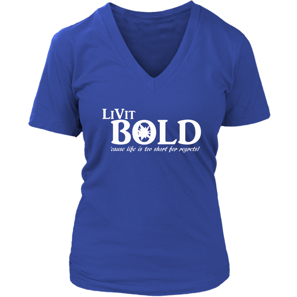 LiVit BOLD District Women's V-Neck Shirt - LiVit BOLD