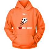 LiVit BOLD Hoodies for Men & Women - I Heart this Game - Soccer - LiVit BOLD