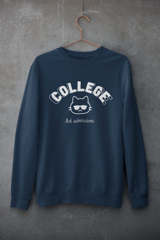 Ask Admissions - College Cat Merch (3 Colors)