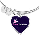 MomEmpress Heart Pendant Gold & Silver Bangle - LiVit BOLD - LiVit BOLD