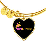 MomEmpress 	Heart Pendant Gold Bangle - LiVit BOLD - LiVit BOLD