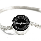 LiVit BOLD "Daughter" Circle Charm Bracelet - LiVit BOLD
