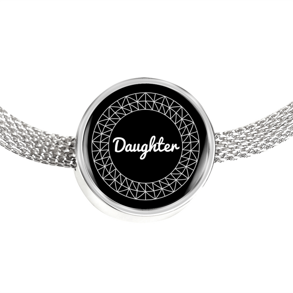 LiVit BOLD "Daughter" Circle Charm Bracelet - LiVit BOLD