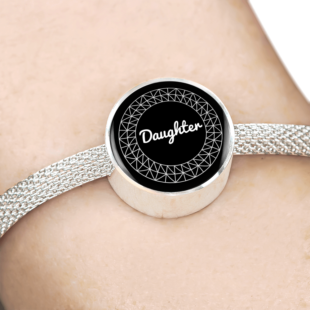 LiVit BOLD "Daughter" Circle Charm Bracelet - LiVit BOLD