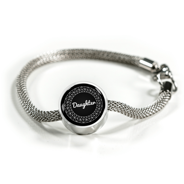 LiVit BOLD "Daughter" Circle Charm Bracelet - LiVit BOLD