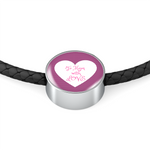 LiVit BOLD Woven Leather Charm Bracelet - "To Mom with Love" - LiVit BOLD