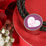 LiVit BOLD Woven Leather Charm Bracelet - "To Mom with Love" - LiVit BOLD