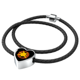 LiVit BOLD Woven Double-Braided Leather Charm Bracelet - BOLDERme Collection - LiVit BOLD