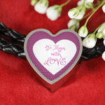 LiVit BOLD Woven Braided Bracelet & Charm - "To Mom with Love" - LiVit BOLD