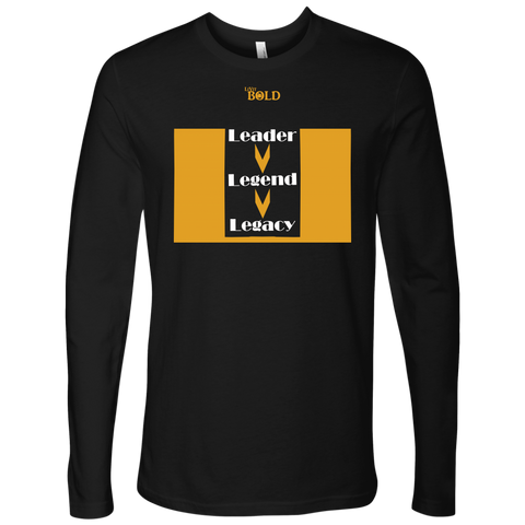 Leader.Legend.Legacy Men's Long Sleeve Top- 6 Colors - LiVit BOLD - LiVit BOLD