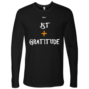 Just Add Gratitude Men's Long Sleeve Top - LiVit BOLD - 6 Colors - LiVit BOLD