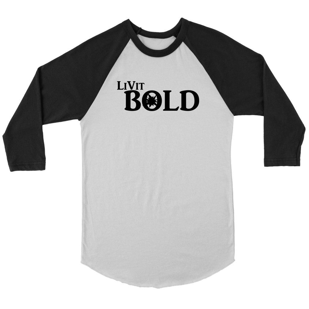 LiVit BOLD Canvas Men's Baseball Shirt - LiVit BOLD