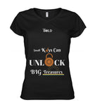 Small Keys can Unlock BIG Treasures T-Shirt - LiVit BOLD - LiVit BOLD