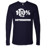 100% Determined - Men's Long Sleeve Top - LiVit BOLD - 6 Colors - LiVit BOLD