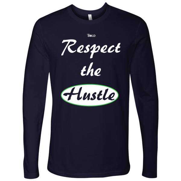 Respect The Hustle - Men's Long Sleeve Top - LiVit BOLD - 6 Colors - LiVit BOLD