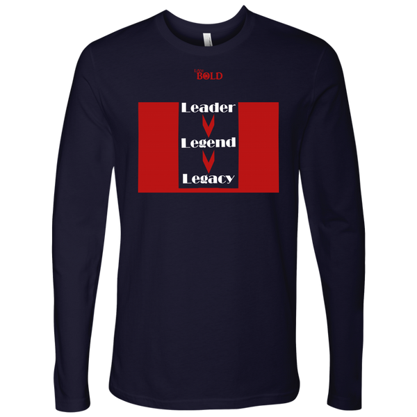 Leader.Legend.Legacy Men's Long Sleeve Top- 5 Colors - LiVit BOLD - LiVit BOLD