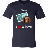 LiVit BOLD Canvas Men's Shirt - I love to Travel - LiVit BOLD