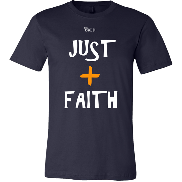 Just Add Faith Men's T-Shirt - LiVit BOLD - 17 Colors - LiVit BOLD