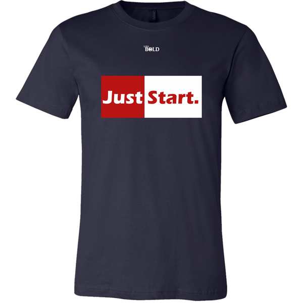 Just Start Men's T-Shirt - LiVit BOLD - 13 Colors - LiVit BOLD