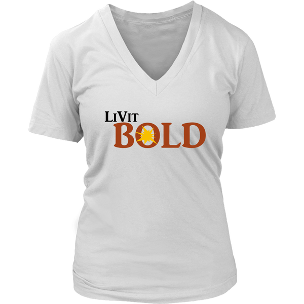 LiVit BOLD District Women's V-Neck Shirt - LiVit BOLD