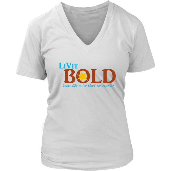 LiVit BOLD District Women's V-Neck Shirt - LiVit BOLD