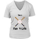 LiVit BOLD District Women's V-Neck Shirt --- Fan 4 Life - LiVit BOLD