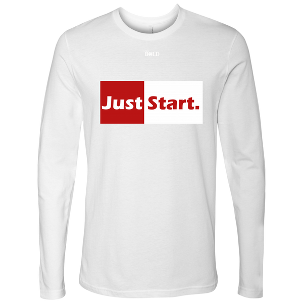 Just Start Men's Long Sleeve T-Shirt - LiVit BOLD - 7 Colors - LiVit BOLD