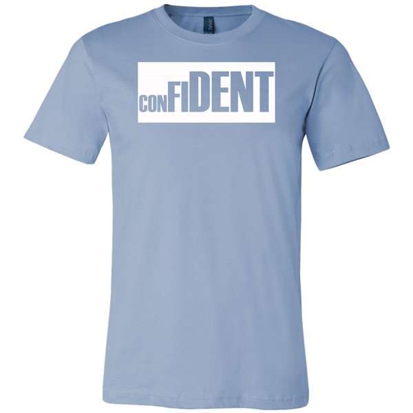 CONFIDENT Front and Back Print Men's T-Shirt - 16 Colors - LiVit BOLD - LiVit BOLD