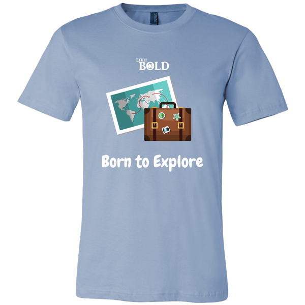 LiVit BOLD Canvas Men's Shirt - Born to Explore - LiVit BOLD