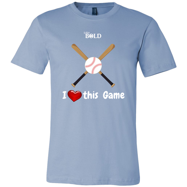 LiVit BOLD Canvas Men's Shirt - I Heart This Game - LiVit BOLD