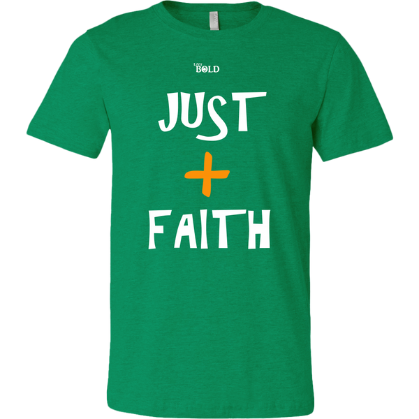 Just Add Faith Men's T-Shirt - LiVit BOLD - 17 Colors - LiVit BOLD