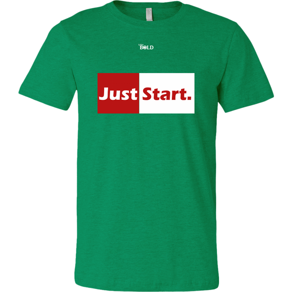 Just Start Men's T-Shirt - LiVit BOLD - 13 Colors - LiVit BOLD