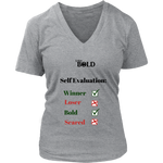 LiVit BOLD District Women's V-Neck Shirt - Self Evaluation - LiVit BOLD